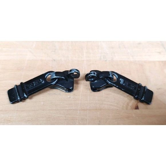Tumi Other - 2x Genuine TUMI‎ Replacement Locking Zipper Pulls Sliders Black Metal 1/2"